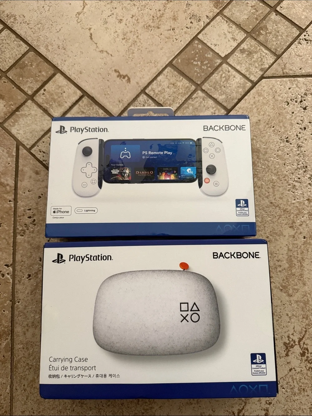 Sony Backbone Mobile Gaming Controller and Carrying Case - White